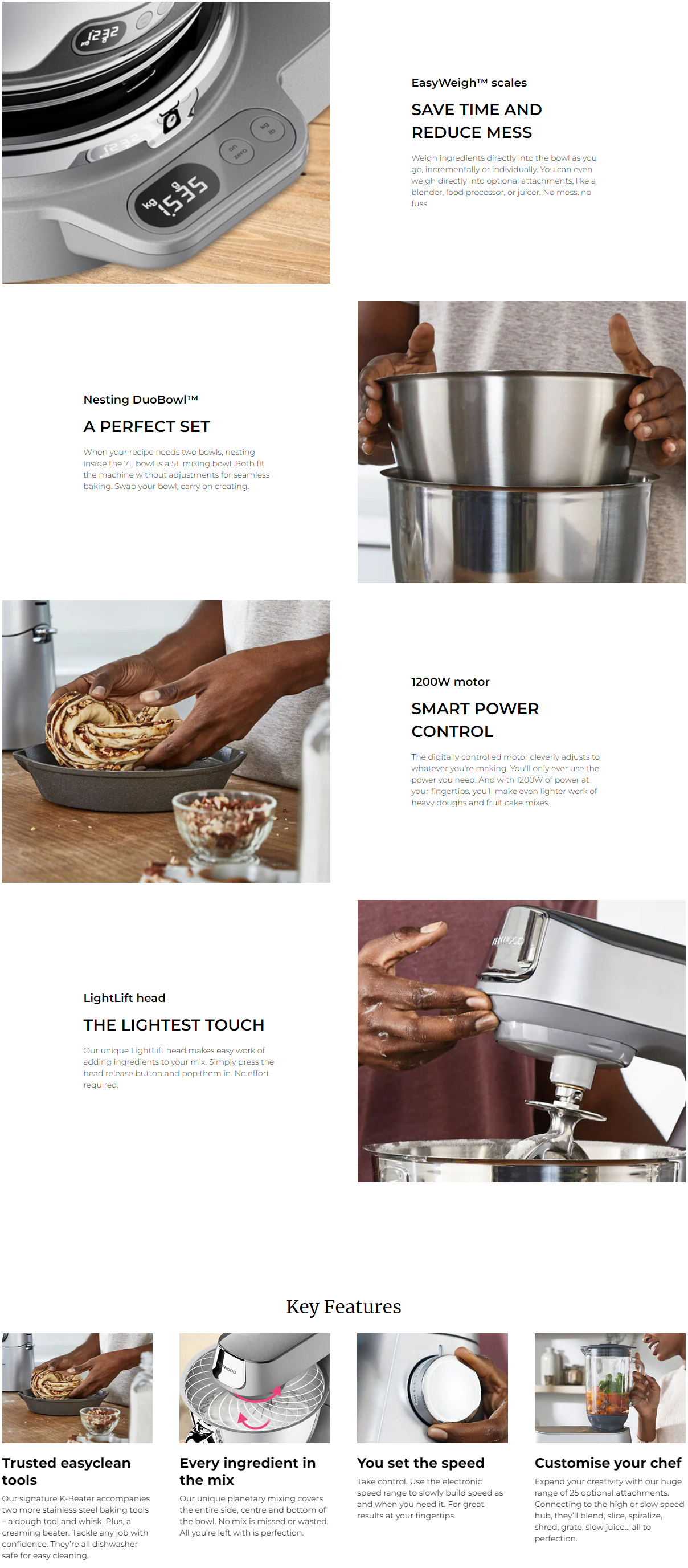 Kenwood Titanium Chef Baker XL - Silver (KVL85.004SI) | Harvey